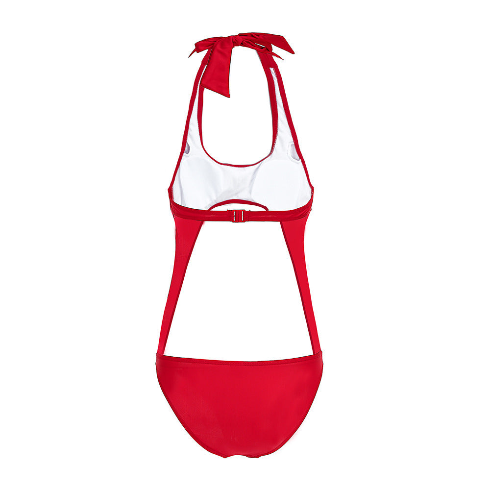 Candy Color Maternity One-Piece Swimsuit Plus Size Sexy Beachwear