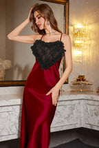 Lace Heart Luxury Midnight Strappy Maxi Sexy Lingerie