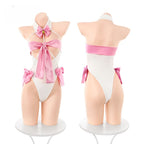 Sexy Cat Girl Anime Cosplay Open Crotch Bodysuit Lingerie Set