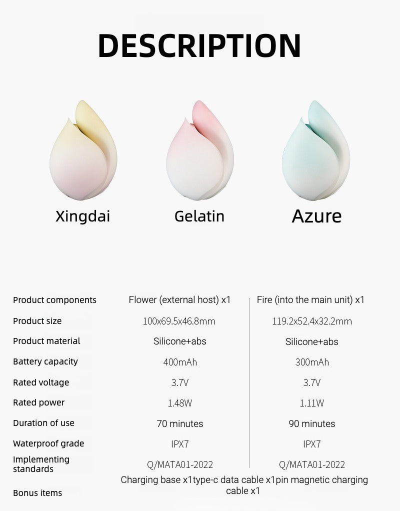 Split Combination Suction Vibration Personal Massager