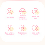 Silicone Egg Massager Suction & Vibration