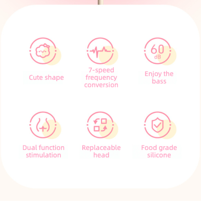 Silicone Egg Massager Suction & Vibration