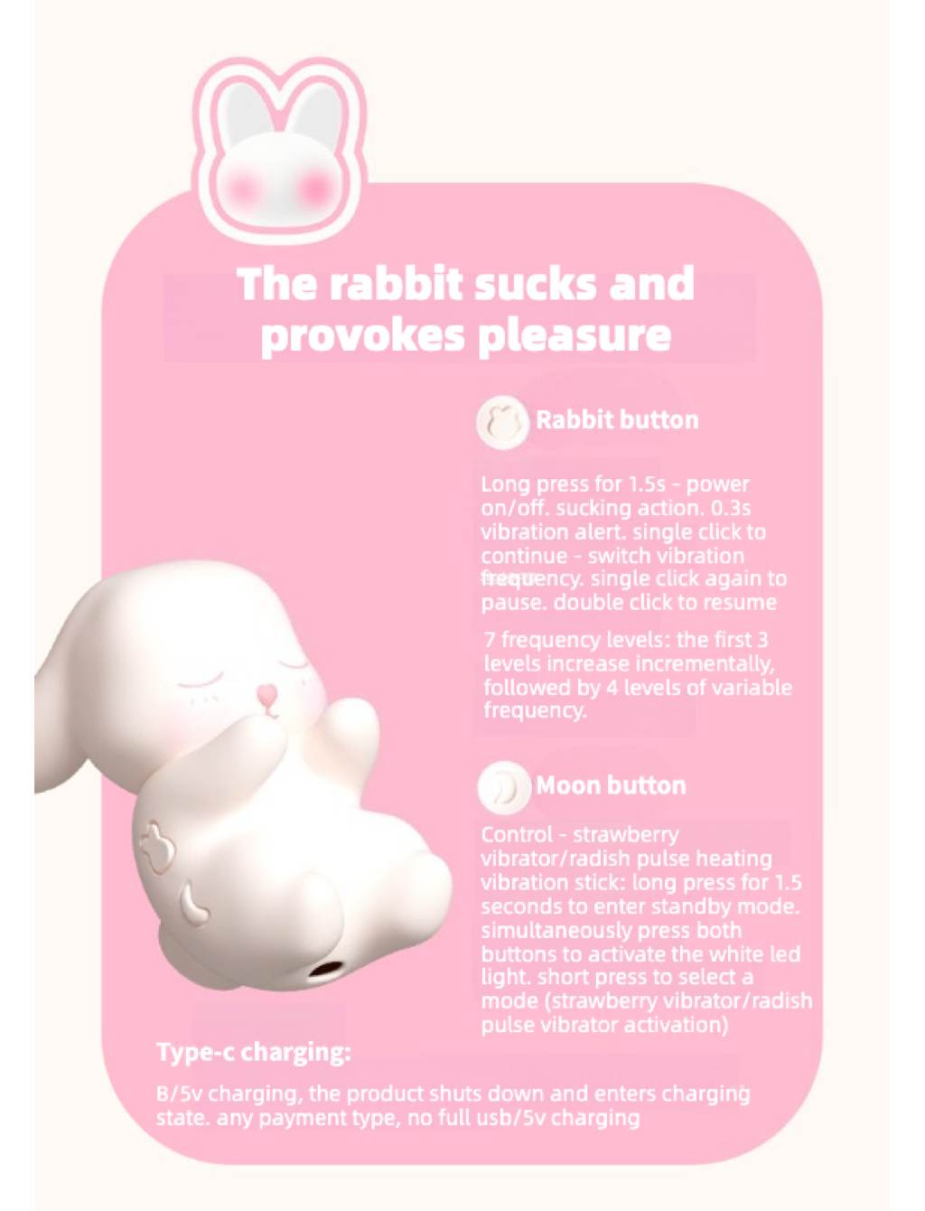 Silicone Egg Massager Suction & Vibration