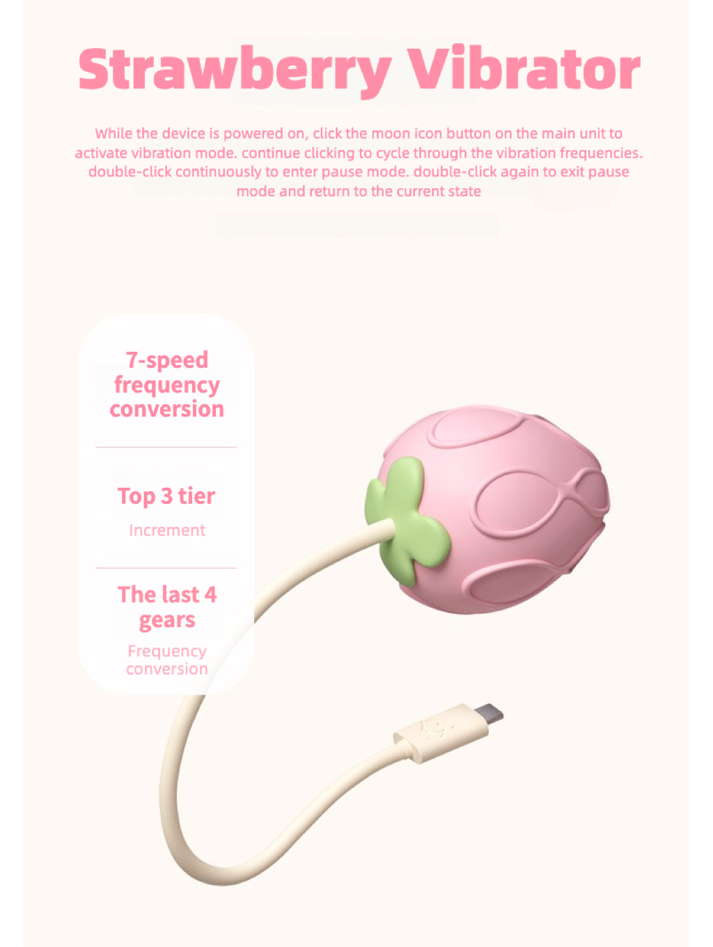 Silicone Egg Massager Suction & Vibration