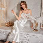 Lace Heart Luxury Midnight Strappy Maxi Sexy Lingerie