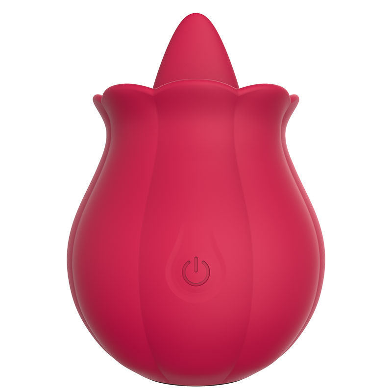 Rose Vibrating Egg - Licking Sucking Vibrating Multi-Function Adult Toy for Women