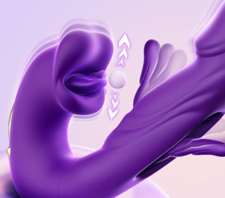 Cross-border new women's 7-frequency sucking g-spot vibrator - 3-in-1 oral, slap, licking, and tongue vibrator
