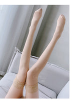 Sexy Cute Thigh Highs Wide Lace Trim Women's Socks