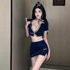 Stewardess Costume Lingerie Set