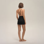 Solid Color Lace Backless Strappy Sexy Euro American Lingerie