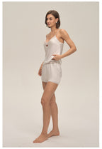 Strappy Cami Shorts Set Lace Comfy Women's Loungewear