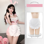 Cute Bunny Girl See-Through Underwire Lingerie Plus Size Uniform