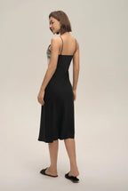 Backless Satin Chiffon Lace Strappy Maxi Home Wear