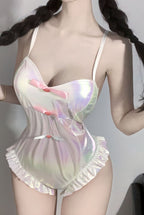 Women's Cute Backless Role Play Swimsuit Style Lingerie