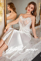 Lace Heart Luxury Midnight Strappy Maxi Sexy Lingerie