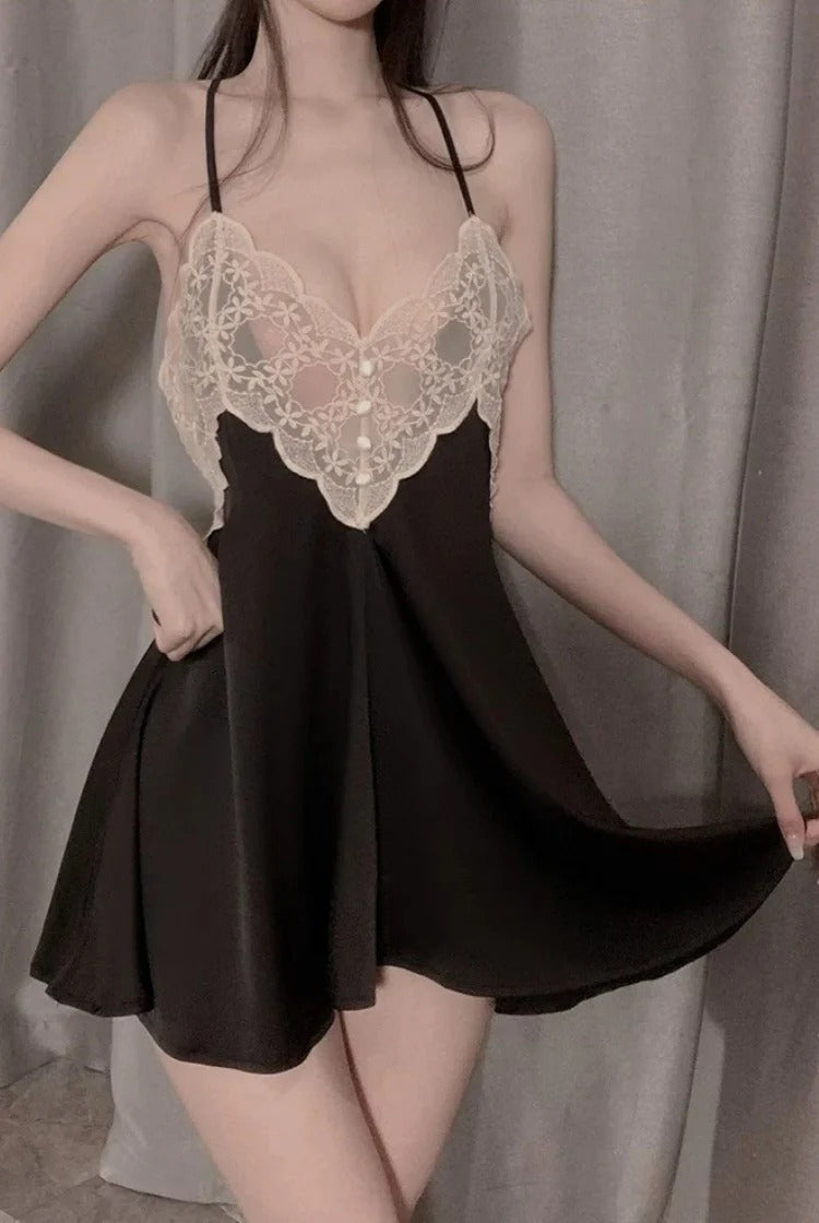 Loose Solid Backless Cami Robe Set Soft Loungewear